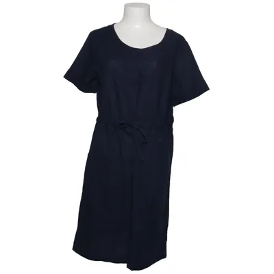 Dress (Blue) from Up Fashion Cotton, Linen