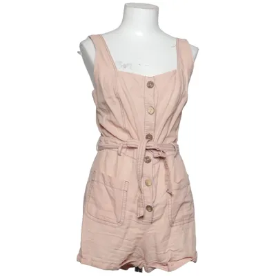 Jumpsuit (Pink) von Zara Baumwolle, Leinen