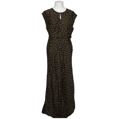 Kjole (Sort, Gul) fra Tara Jarmon Silke, Viscose