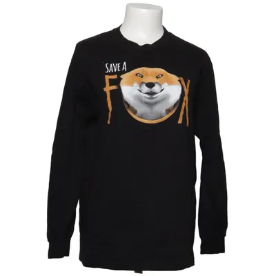 T-shirt à manches longues (Noir) de Alstyle Coton