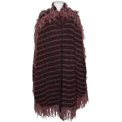 Poncho (Svart, Röd, Vit) från Savage Culture Akryl