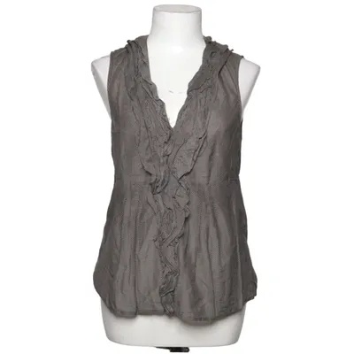 Top (Brown, White) from René Lezard Cotton