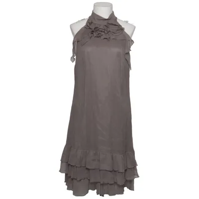 Dress (Gray) from ESPRIT Collection Acetate, Silk