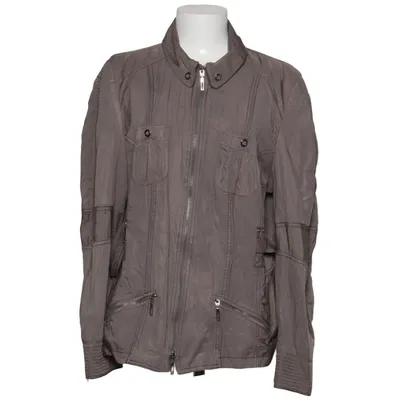 Jacket (Gray) from Bonita Cotton, Metallic fiber, Polyester
