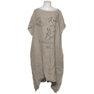 Klänning (Beige) från Gina Laura Bomull, Elastan, Linne