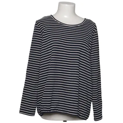 T-shirt à manches longues (Bleu, Blanc) de Tom Tailor Coton, Élasthane, Polyester
