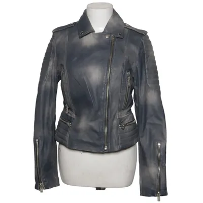 Bikerjack (Blauw) van CKN of Scandinavia Leer, Polyester