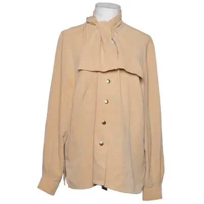 Pussy bow blouse (Beige) from Alexander Polyester