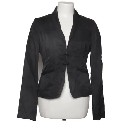 Blazer (Black) from Pia Jessen Cotton, Metallic fiber, Polyamide, Polyester