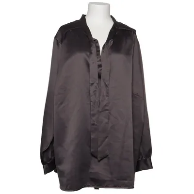 Pussy bow blouse (Gray) from Alessa W Collection Polyester