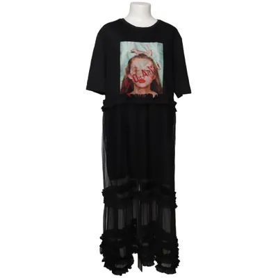 Dress (Black, Multicolored) from Jean Louis Francois Cotton, Elastane