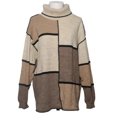 Polotröja (Beige, Brun, Flerfärgad) från Kenzia Akryl, Alpackaull