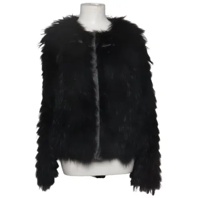 Veste en fourrure (Gris) de Yves Salomon Cachemire, Polyamide, Fourrure de lapin