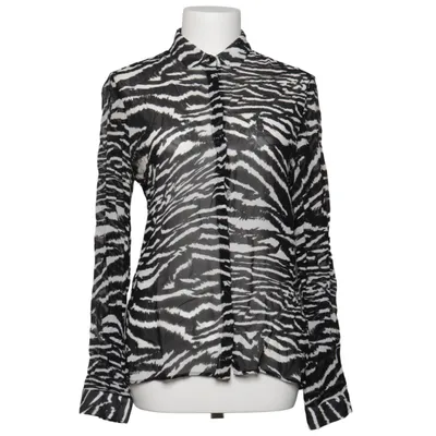 Blouse (Black, White) from Rich & Royal Viscose
