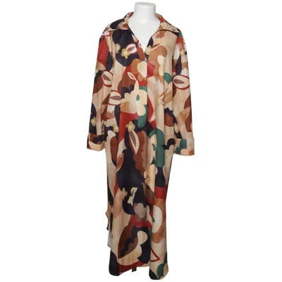 Blousejurk (Beige, Meerkleurig) Elastaan, Polyester