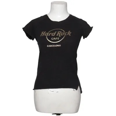 T-shirt (Sort, Guld) fra Hard Rock Bomuld, Metallfiber