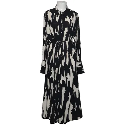 Shirt dress (Black, White) from H&M Modern Classic Polyester