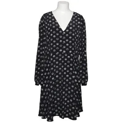 Dress (Black, White) from Glamorous Curve Polyester