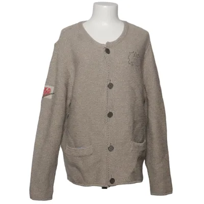 Cardigan (Beige) van Os Trachten Acryl, Wol