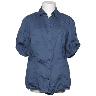Korte mouwen shirt (Blauw) van Jobeline Katoen, Elastaan