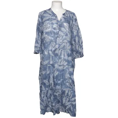 Kjole (Blå, Hvid) fra Kenny S. Bomuld, Polyester