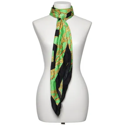 Shawl (Green, Black, Gold) from Balenciaga