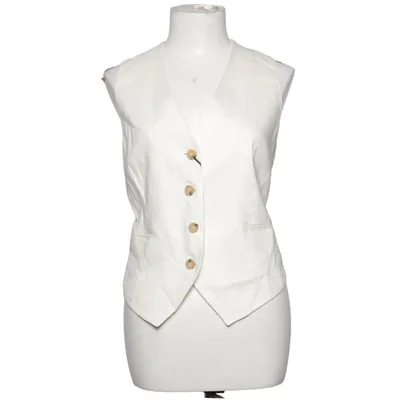 Kostymväst (Beige) från Massimo Dutti Elastan, Linne, Viskos