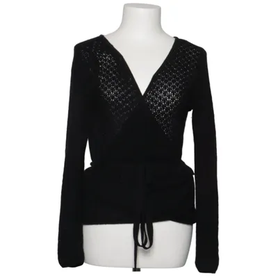 Wrap cardigan (Black) from St Emile Cashmere