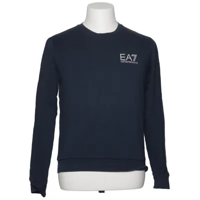 Sweatshirt (Blue) from Emporio Armani Cotton, Elastane
