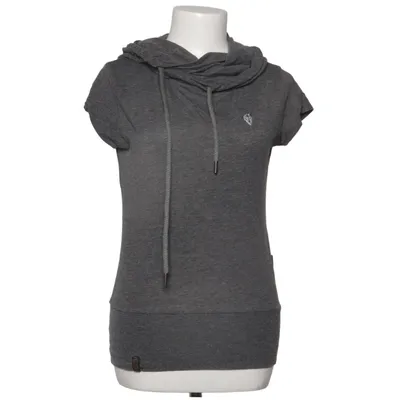 Kurzärmeliger Hoodie (Grau) von Naketano Baumwolle, Polyester