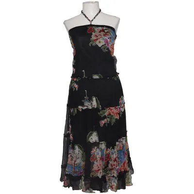 Dress (Black, Multicolored) from Traffic People Silk
