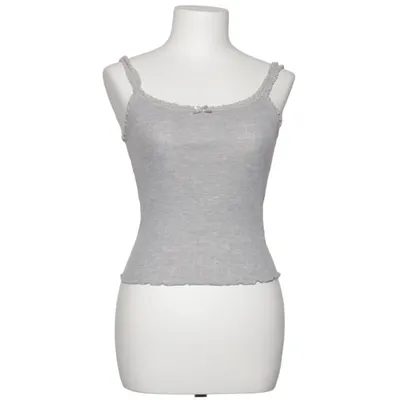 Tanktop (Grijs) van Divided by H&M Katoen, Elastaan