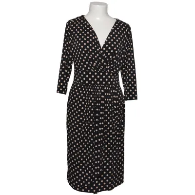 Wrap dress (Black, Beige) from Franco Callegari Elastane, Polyester