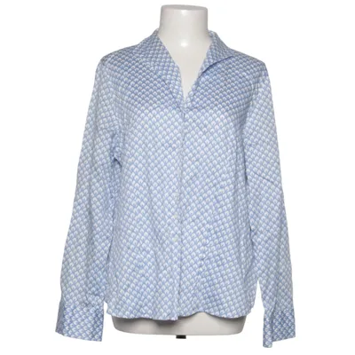 Shirt (Blue, White) from Eterna Cotton