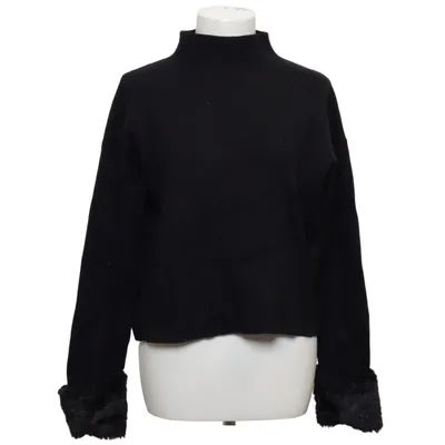 Sweater (Sort) fra Adrienne Vittadini Kunstpels, Polyamid, Polyester, Viscose