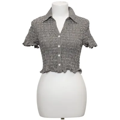 Top (Black, White) from Next Petite Cotton, Elastane