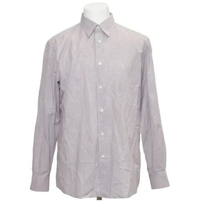 Shirt (Grijs, Wit) van Ermenegildo Zegna Katoen
