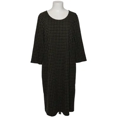 Robe (Vert, Noir) de Anna Aura Coton, Élasthane, Viscose