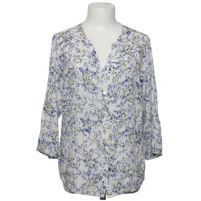 Blouse (Wit, Blauw, Geel) van Armand Thiery Metallvezel, Viscose