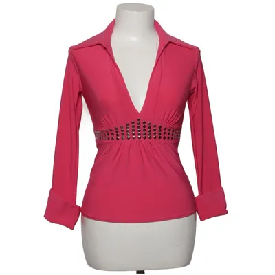 Wickelbluse (Pink) von Lili Elasthan, Polyester