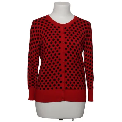 Cardigan (Red, Black) from Cable & Gauge Polyamide, Viscose