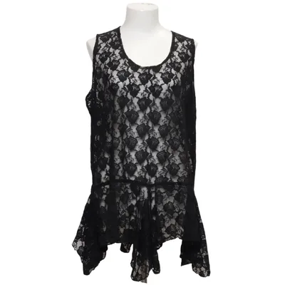 Top (Zwart) van Transparente