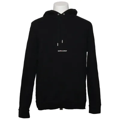 Sweat à capuche (Noir) de Saint Laurent Coton
