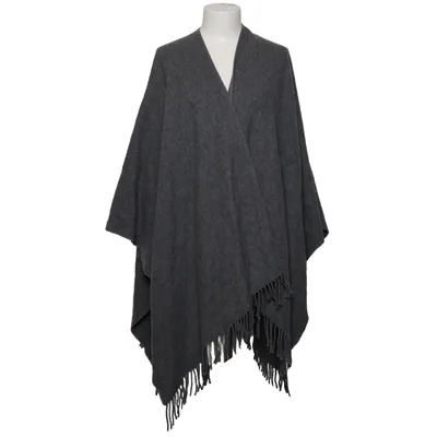 Poncho (Gris) de Hallhuber Polyamide, Laine