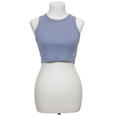 Crop top (Bleu) de Reebok Coton, Élasthane