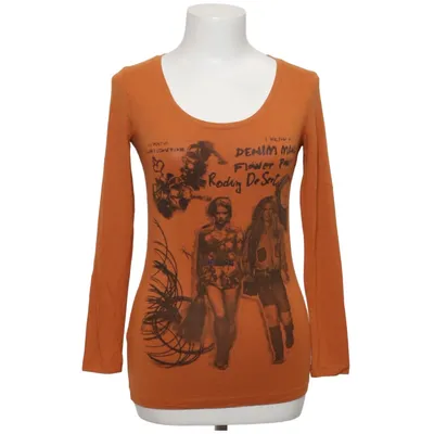 Lange mouwen shirt (Oranje) van Jones Elastaan, Viscose
