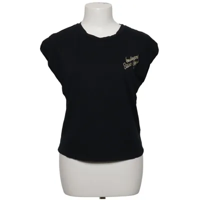 T-shirt (Noir) de Maje Coton, Fibre métallique, Viscose