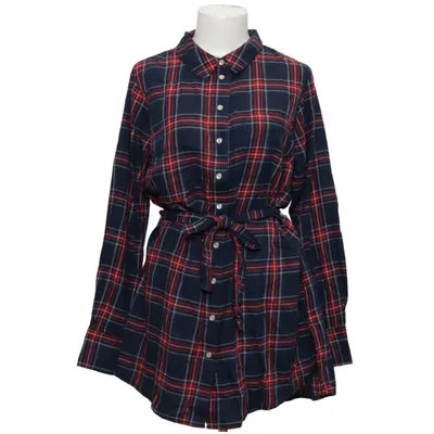 Flannel skjorte (Blå, Rød) fra Women Essentials by Tchibo Økologisk bomuld