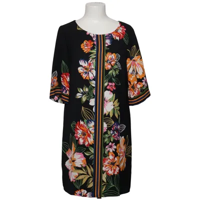 Dress (Black, Multicolored) from Ana Polyester, Viscose