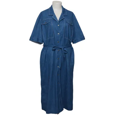 Blusenkleid (Blau) von Finn Karelia Baumwolle, Polyester